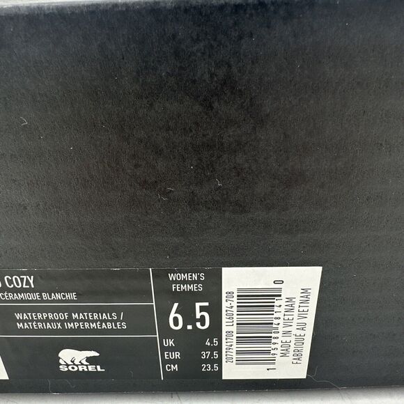 Sorel X Calia Ona 503 Mid Fur Cozy Sneaker Boot Sz 6.5 Canyon Gold /ceramic NIB - Picture 12 of 12